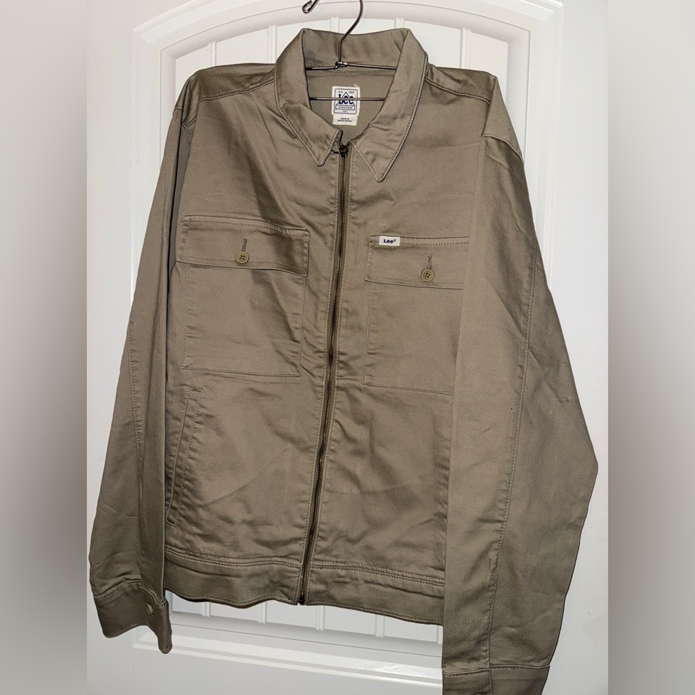 Lee Men's Khaki Shirt Jacket